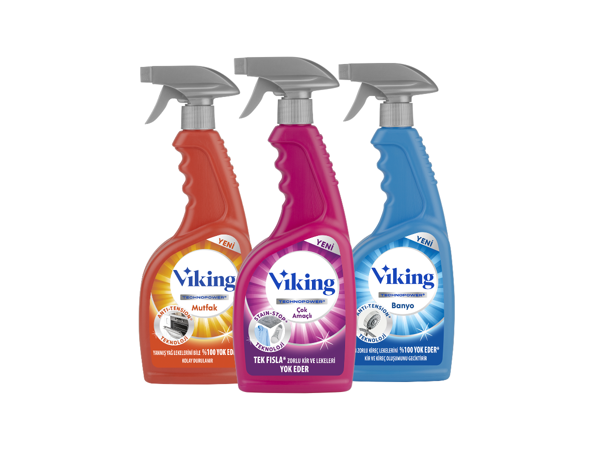 Viking Temizlik Anti-Tension® & Stain-Stop® Sprey Temizleyiciler